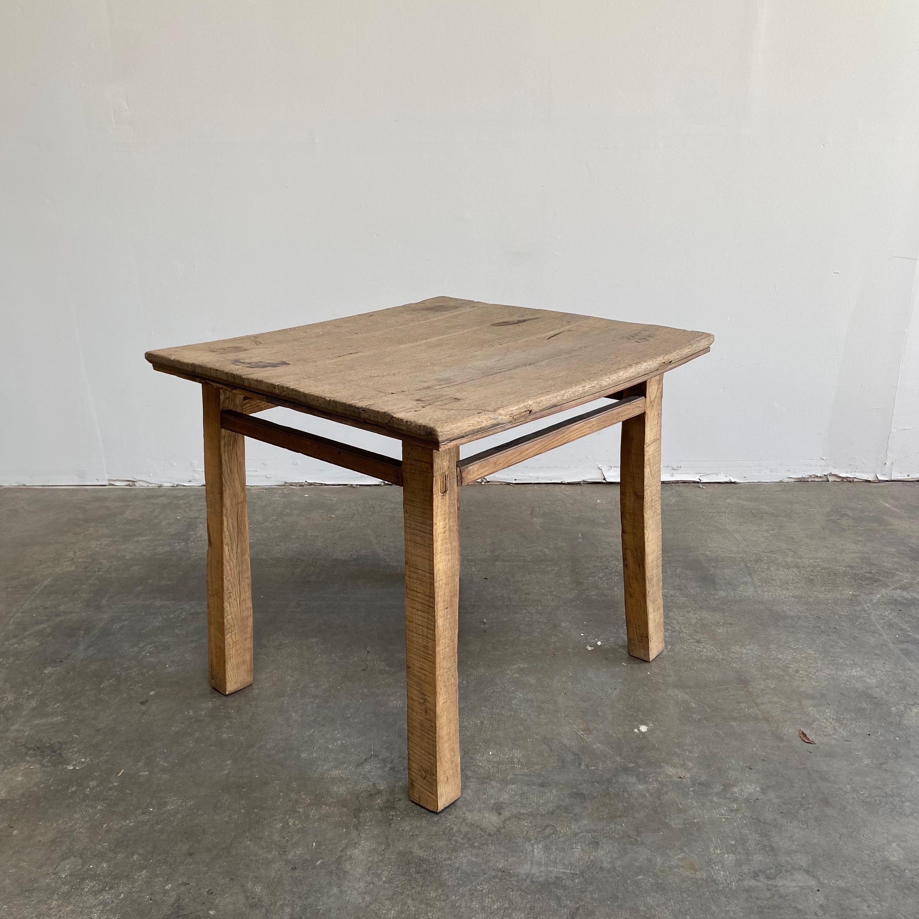 Vintage Elm table measures: 36” W x 33” D x 32” H.
     