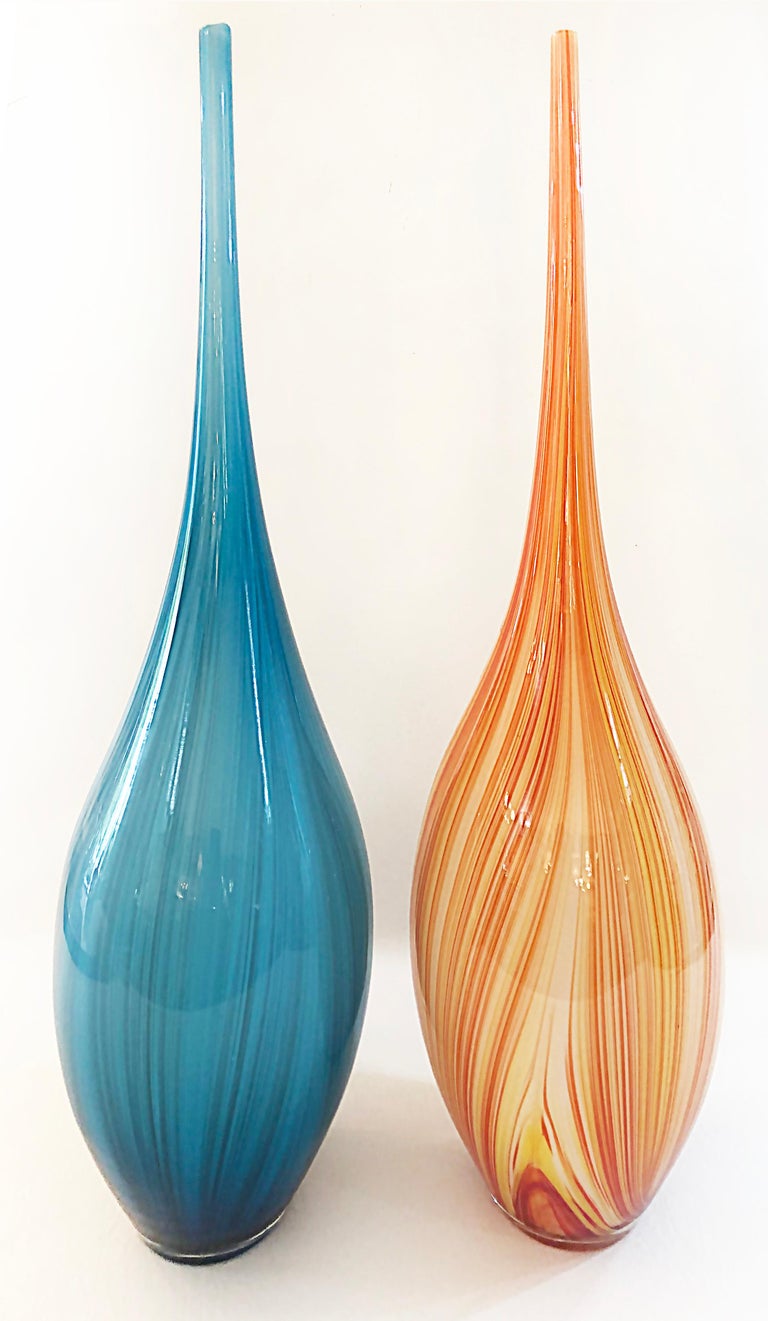 Blown Glass Vases Vintagenull