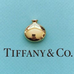 Vintage Elsa Peretti for Tiffany & Co. 18k Gold Flasche Vase Anhänger