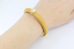 Vintage Elsa Peretti For Tiffany & Co. Bamboo 18k Gold Cuff Bracelet