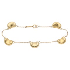 Vintage Elsa Peretti for Tiffany & Co. Bean Chain Bracelet in Yellow Gold