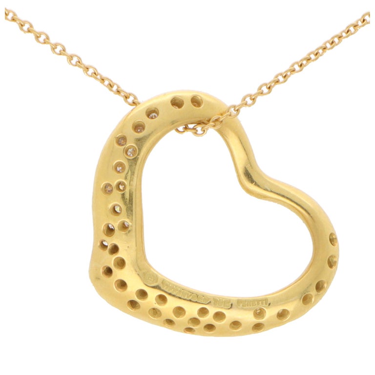 Vintage Elsa Peretti for Tiffany & Co. Diamond Heart Necklace at Susannah  Lovis Jewellers