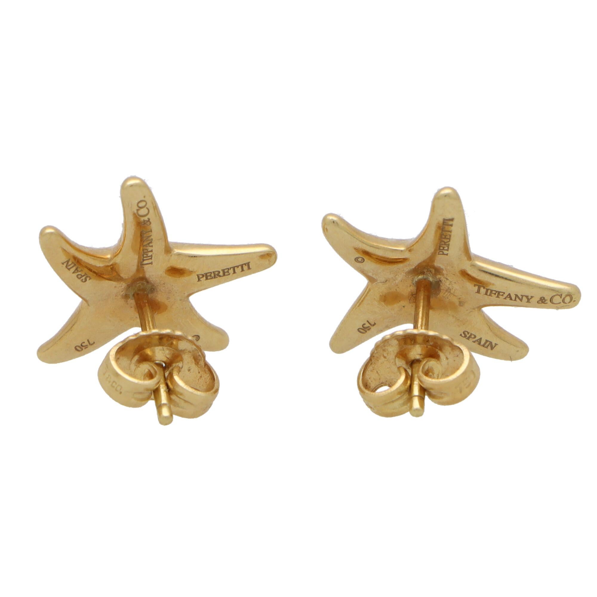 starfish diamond earrings