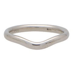Vintage Elsa Peretti for Tiffany & Co. Fitted Band Ring in Platinum