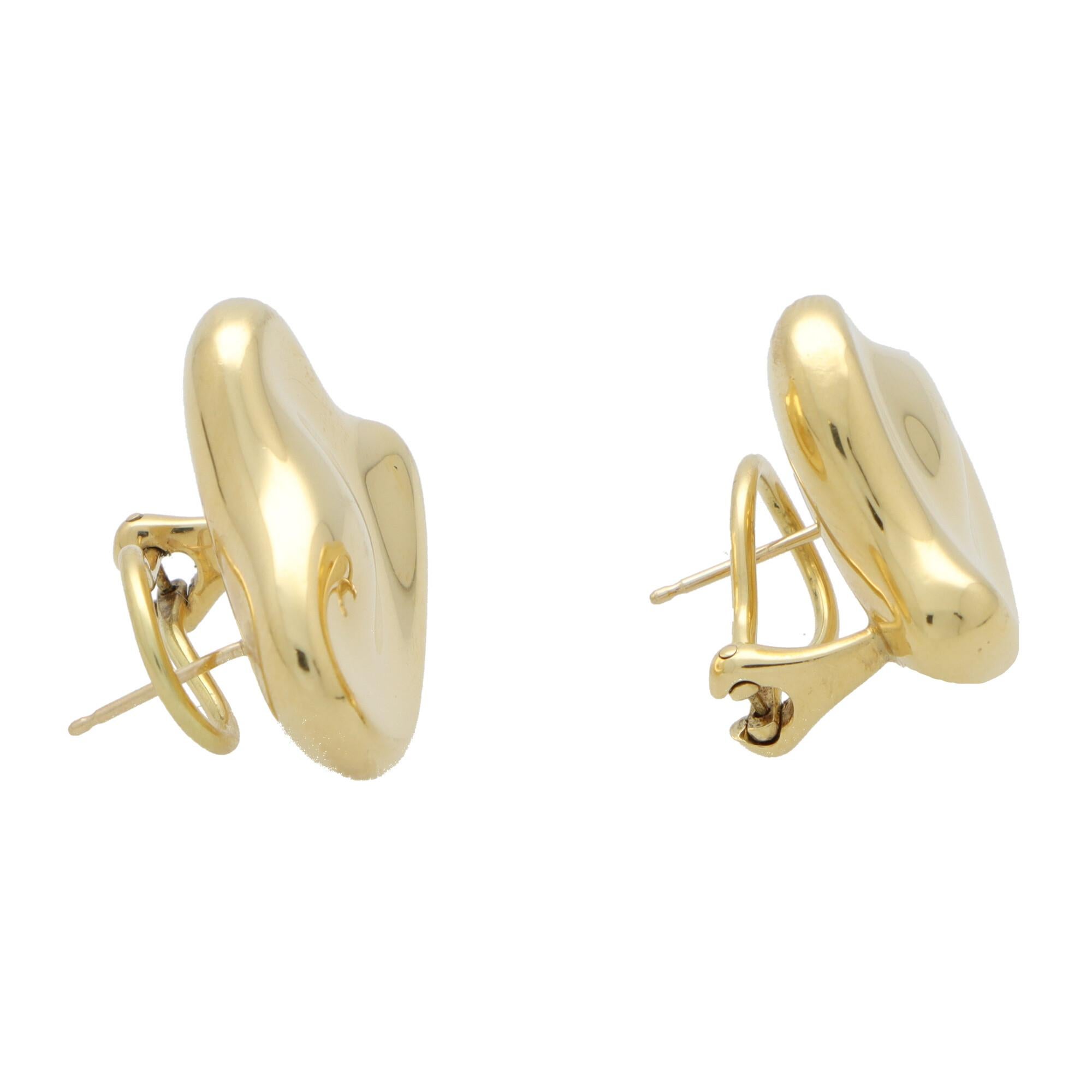 tiffany and co heart earrings gold