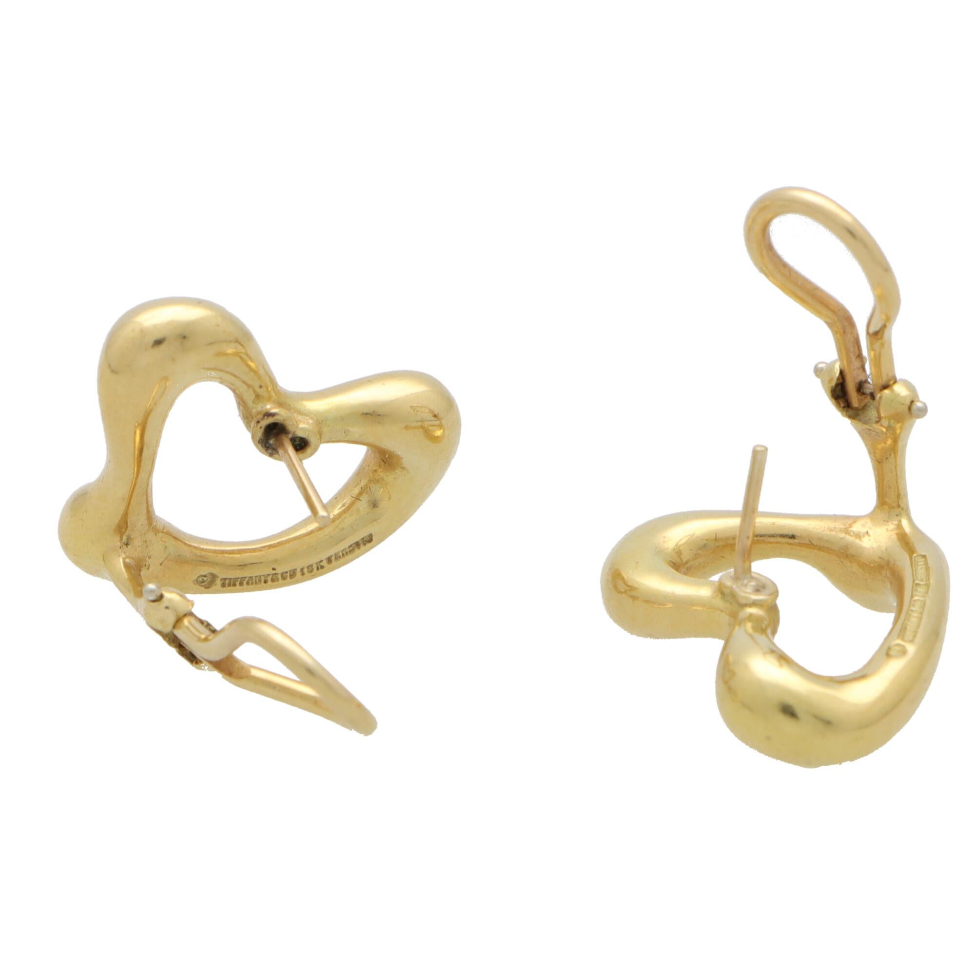 elsa peretti open heart earrings