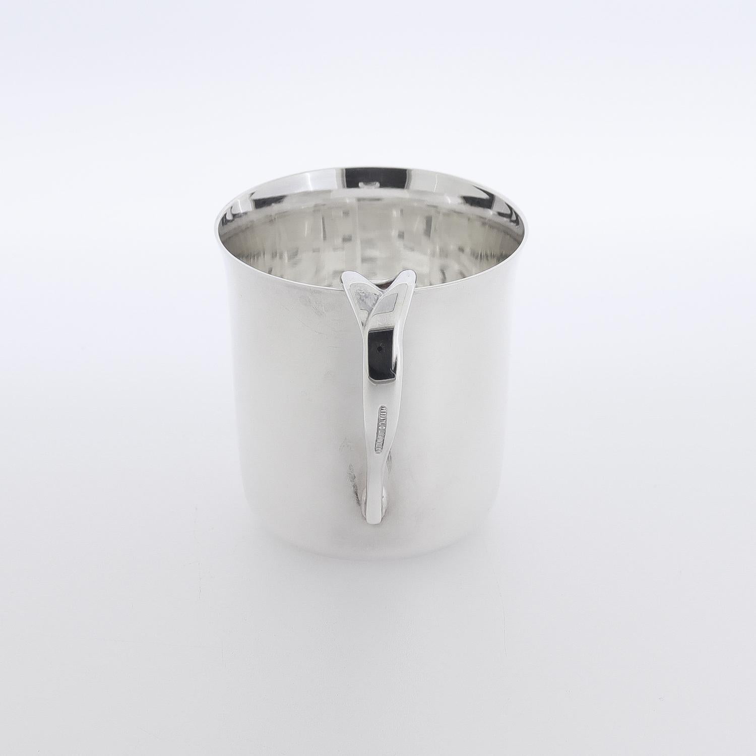 Vintage Elsa Peretti für Tiffany & Co. Babybecher aus Sterlingsilber von Padova (Italienisch) im Angebot