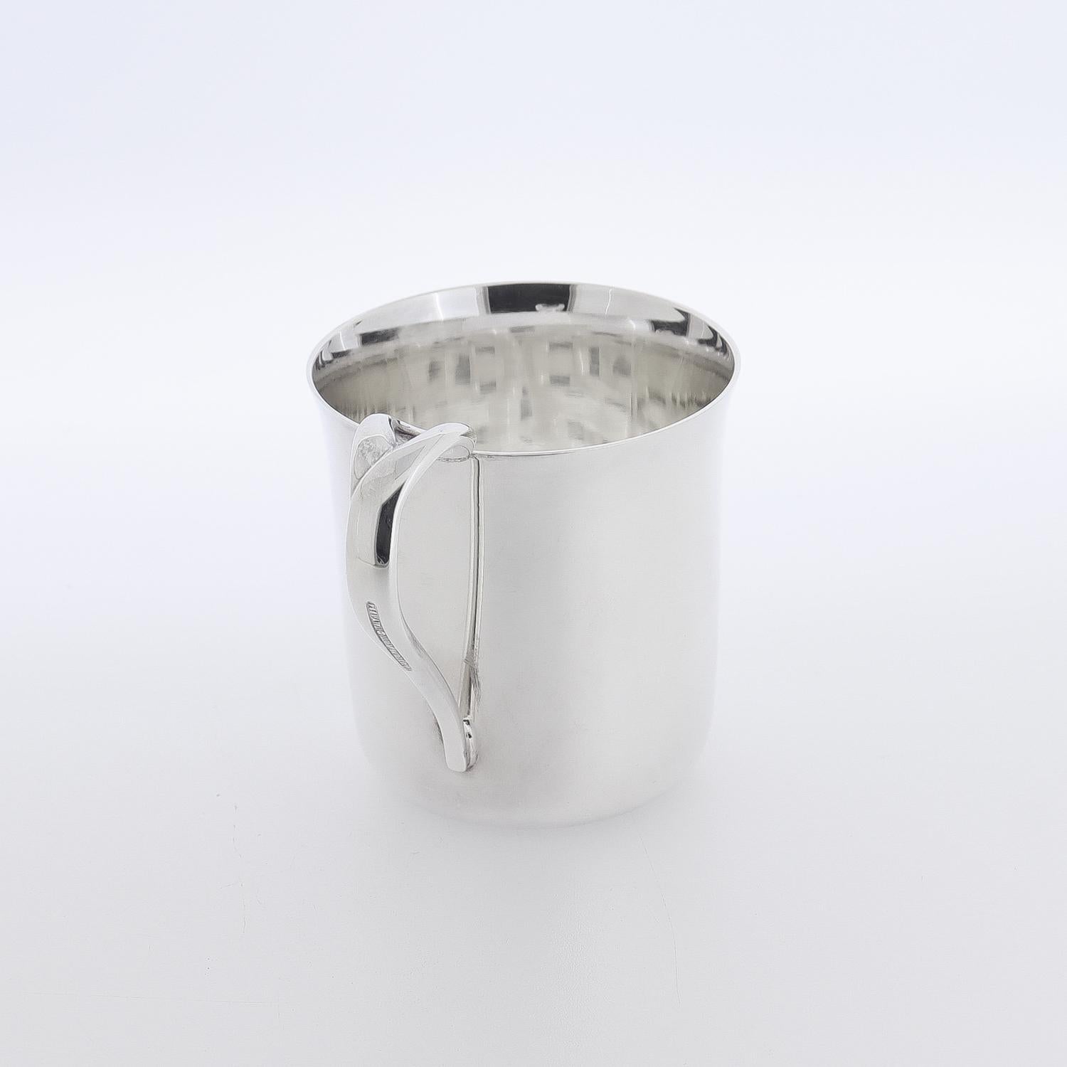 Vintage Elsa Peretti für Tiffany & Co. Babybecher aus Sterlingsilber von Padova im Zustand „Gut“ im Angebot in Philadelphia, PA