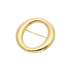 Vintage Elsa Peretti for Tiffany & Co. Sevillana Brooch in Yellow Gold