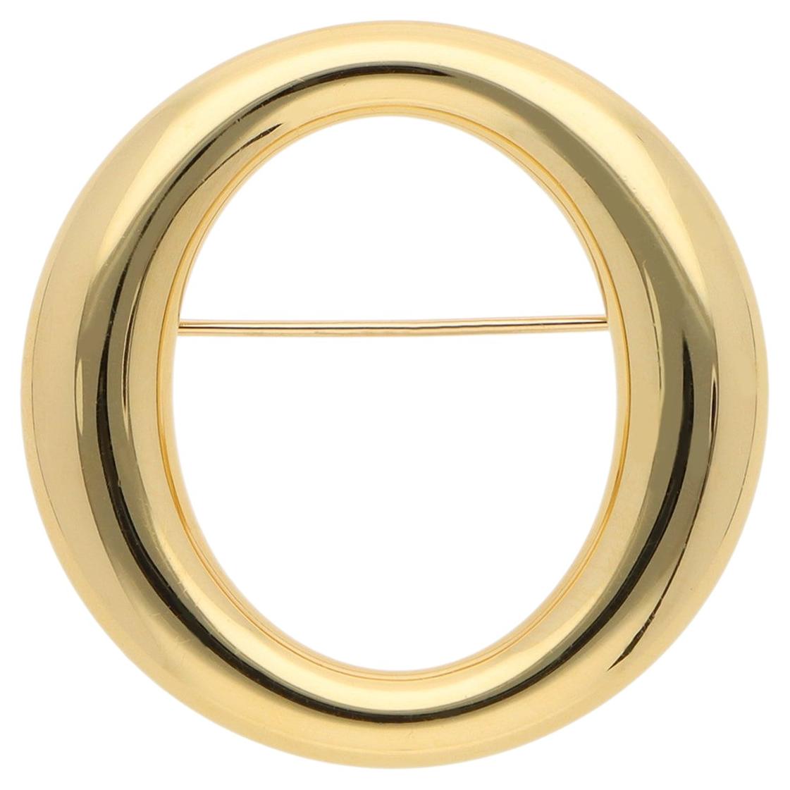 Vintage Elsa Peretti for Tiffany & Co. Sevillana Brooch in Yellow Gold