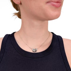Vintage Elsa Peretti for Tiffany & Co. Sterling Silver 'Bean' Pendant Necklace