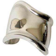 Used Elsa Peretti for Tiffany & Co. Sterling Silver Bone Cuff Bracelet