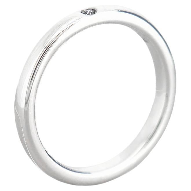 Vintage Elsa Peretti for Tiffany 
Co. Sterling Silver 
Diamond Band Ring For Sale