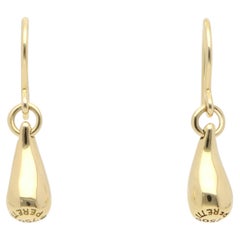 Vintage Elsa Peretti for Tiffany & Co. Teardrop Drop Earrings in Yellow Gold
