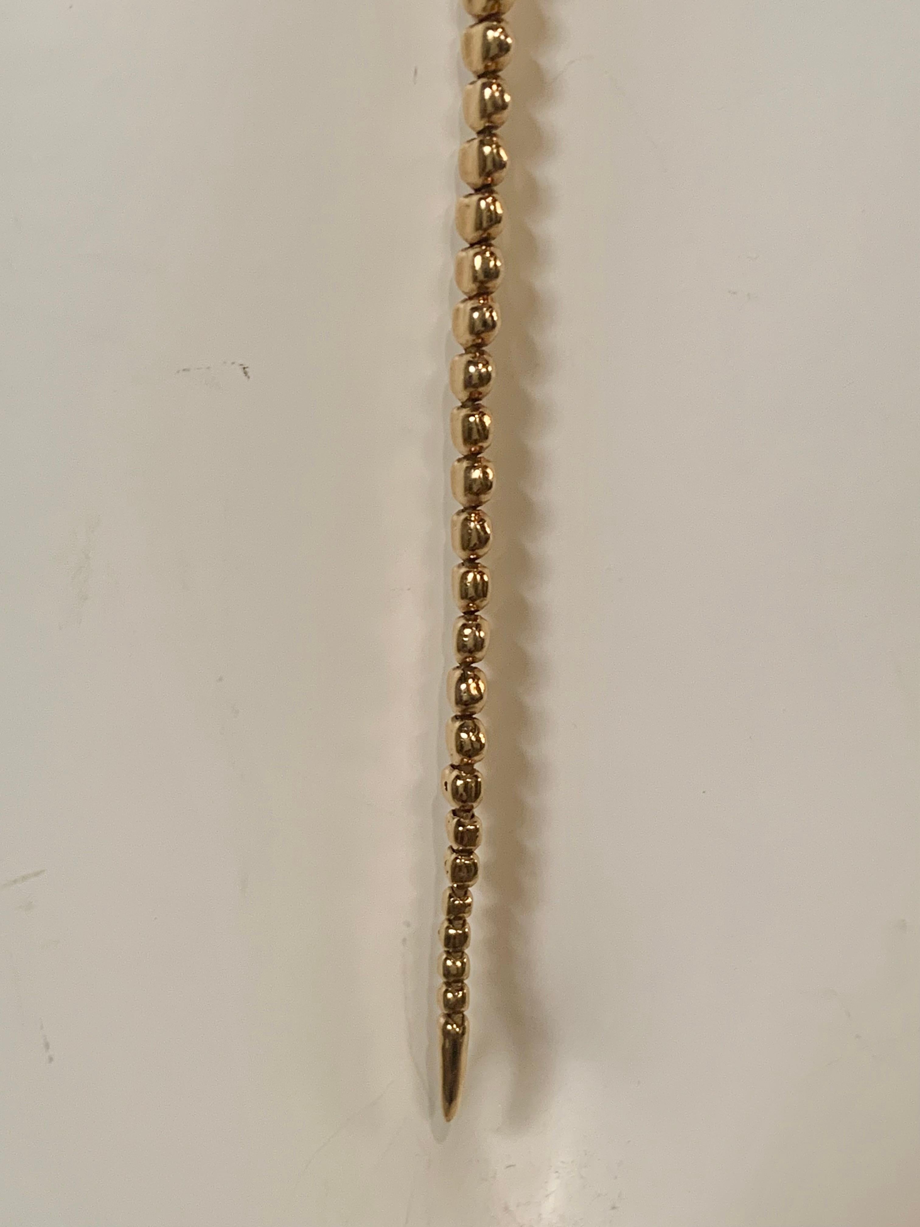 Vintage Elsa Peretti Gold Snake Belt, Necklace or Bracelet 36 inches long 1