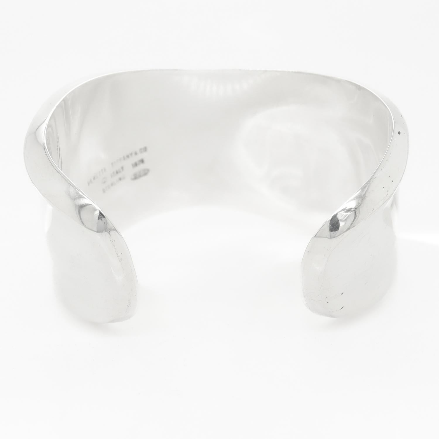 Vintage Elsa Peretti Sterling Silver Bone Cuff Bracelet for Tiffany & Co, 1978 For Sale 2