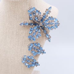 Vintage Elsa Schiaparelli unsigned set earrings and brooch