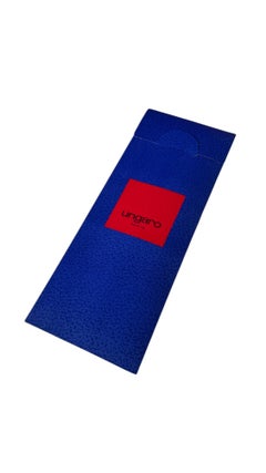 Vintage Emanuel Ungaro Paris Silk Tie with Zig-Zag Pattern, Original Box