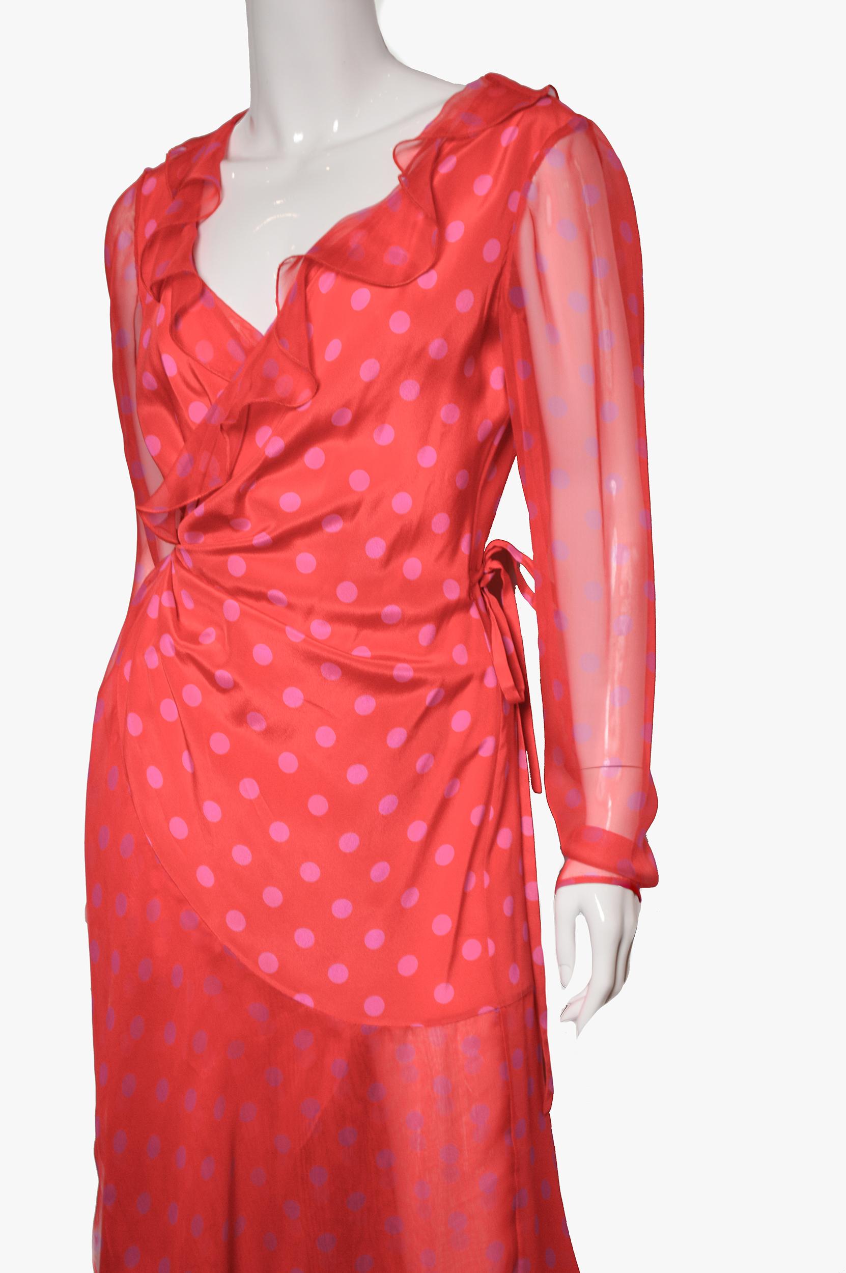 Women's Vintage Emanuel Ungaro Silk Dress, 1990s For Sale