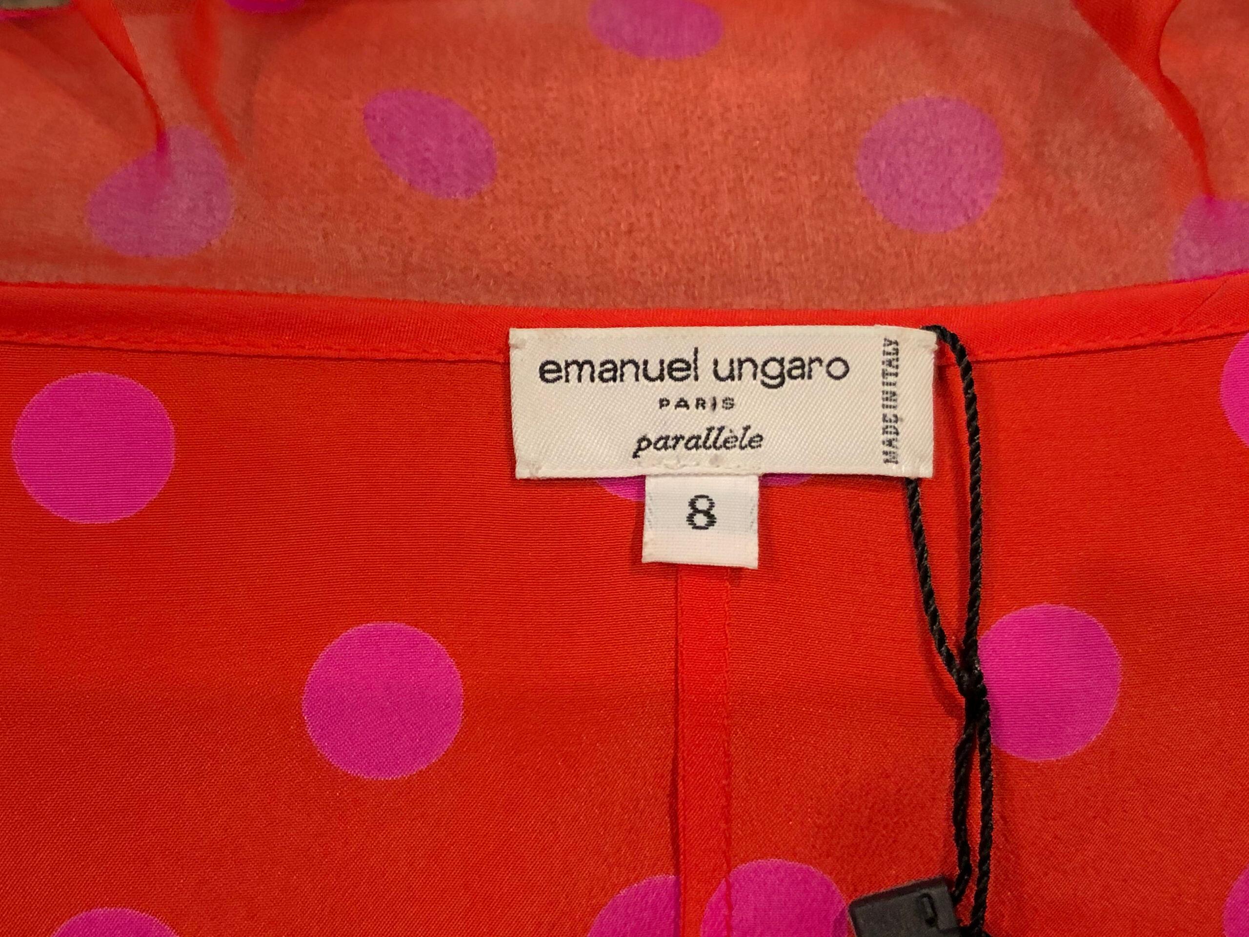 Vintage Emanuel Ungaro Silk Dress, 1990s For Sale 3