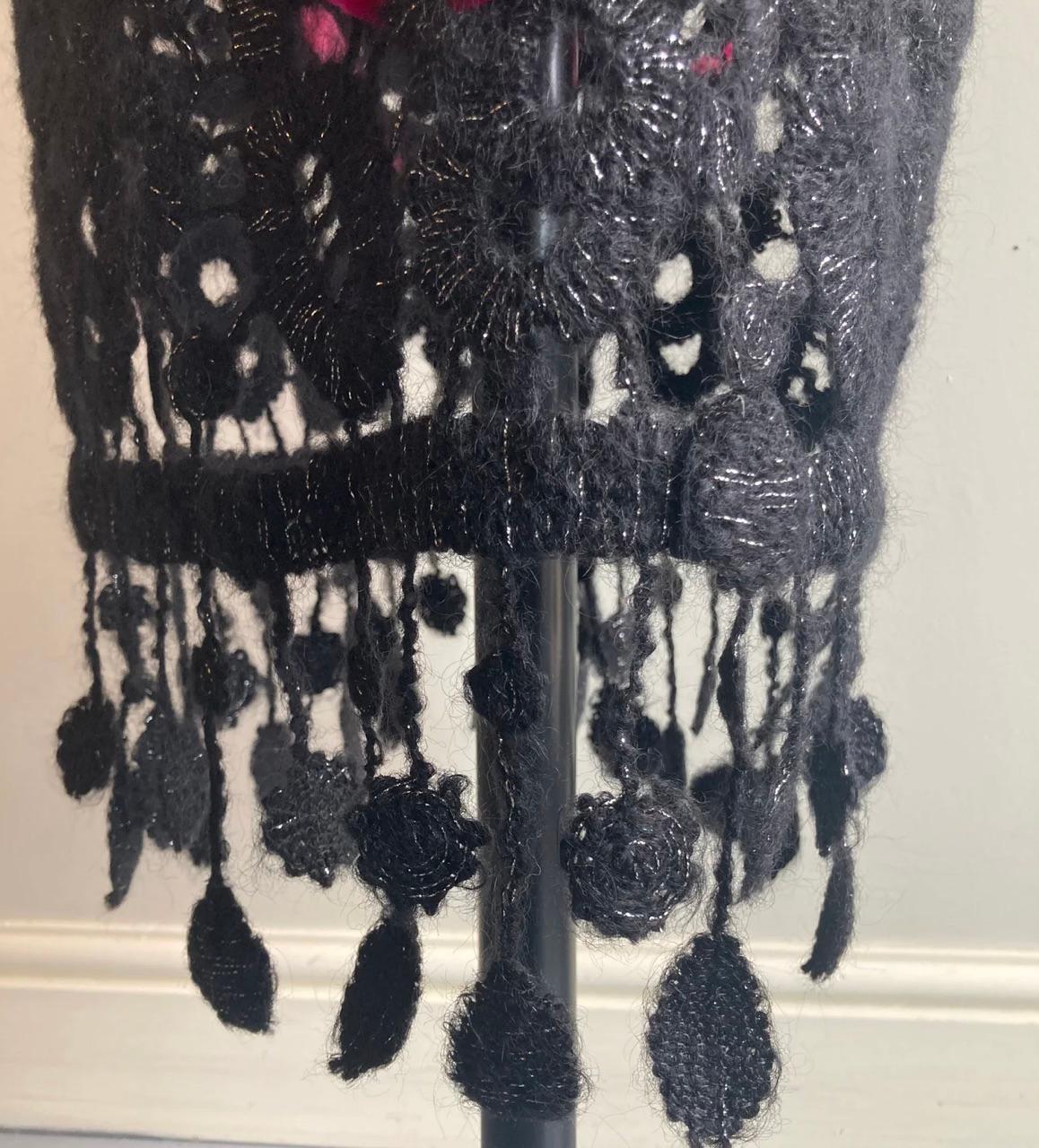 Vintage Embellished Midi Skirt from VOYAGE London by Louise and Tiziano Mazelli For Sale 2