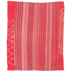 Vintage Embroidered African Wrap Textile