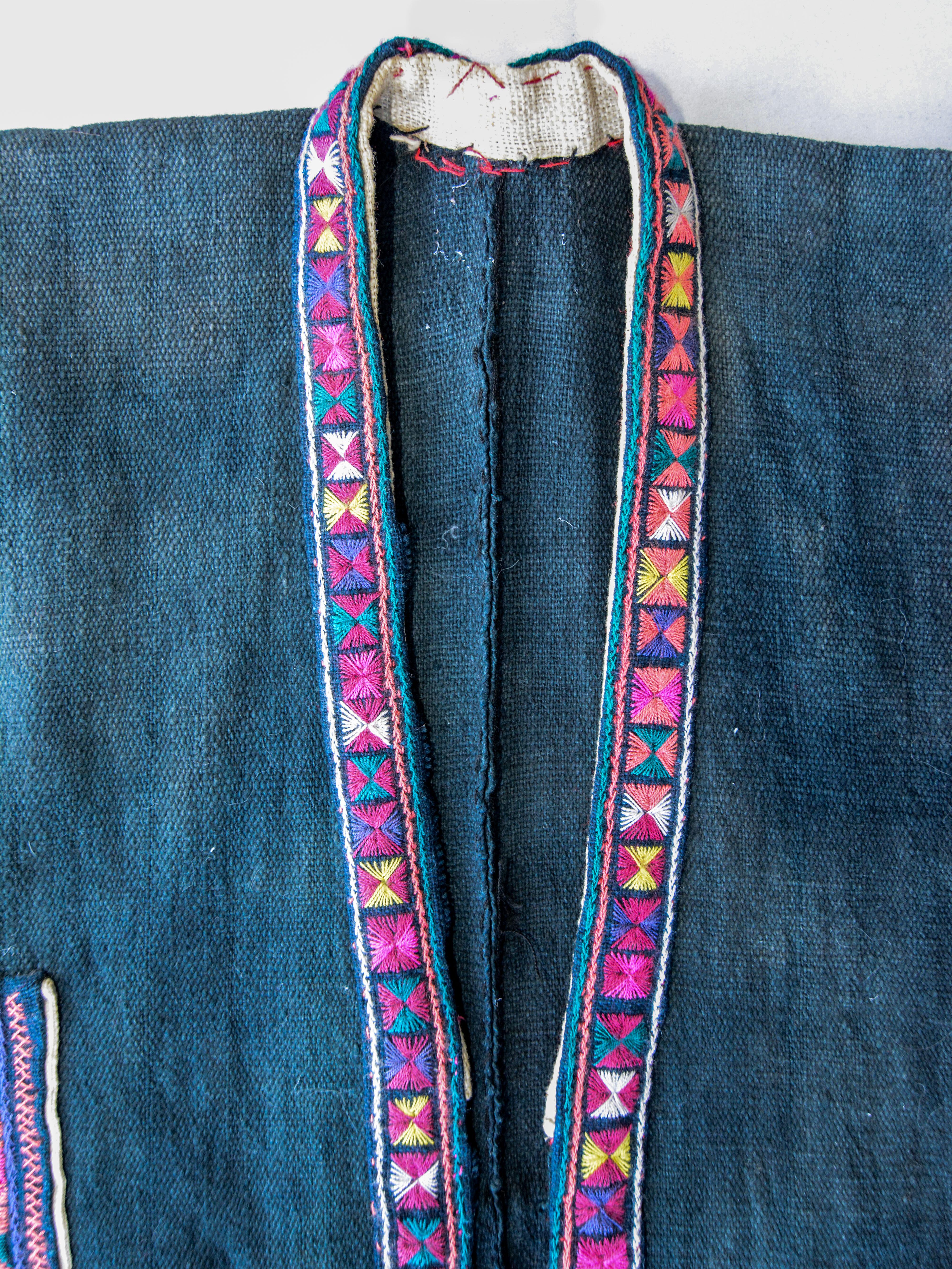 Vintage Embroidered Jacket from the Akha of North Thailand, Mid-20th Century 5
