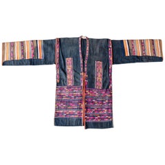 Vintage Embroidered Jacket from the Akha of North Thailand, Mid-20th Century