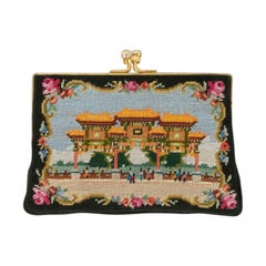 Vintage Embroidered Purse Wallet