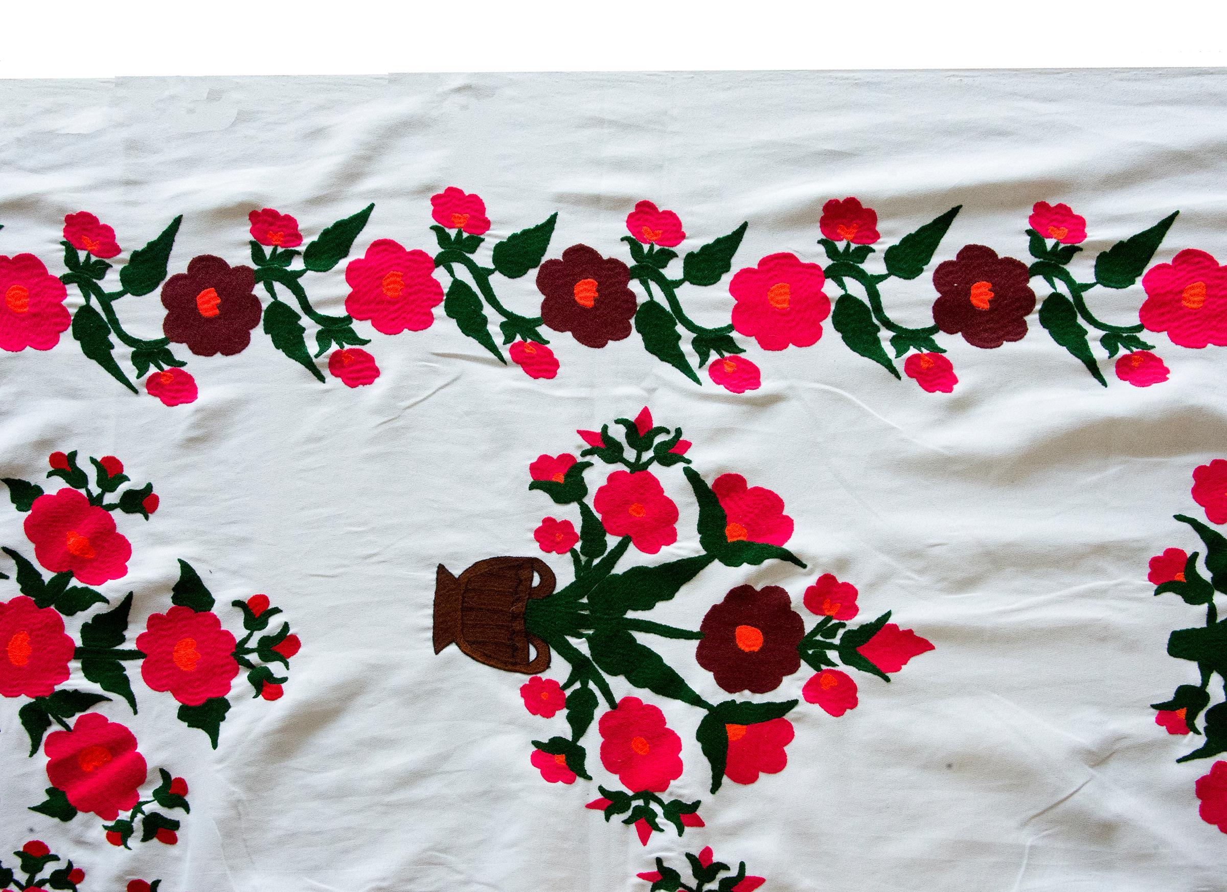 Vintage bestickt Suzani Textil im Angebot 7