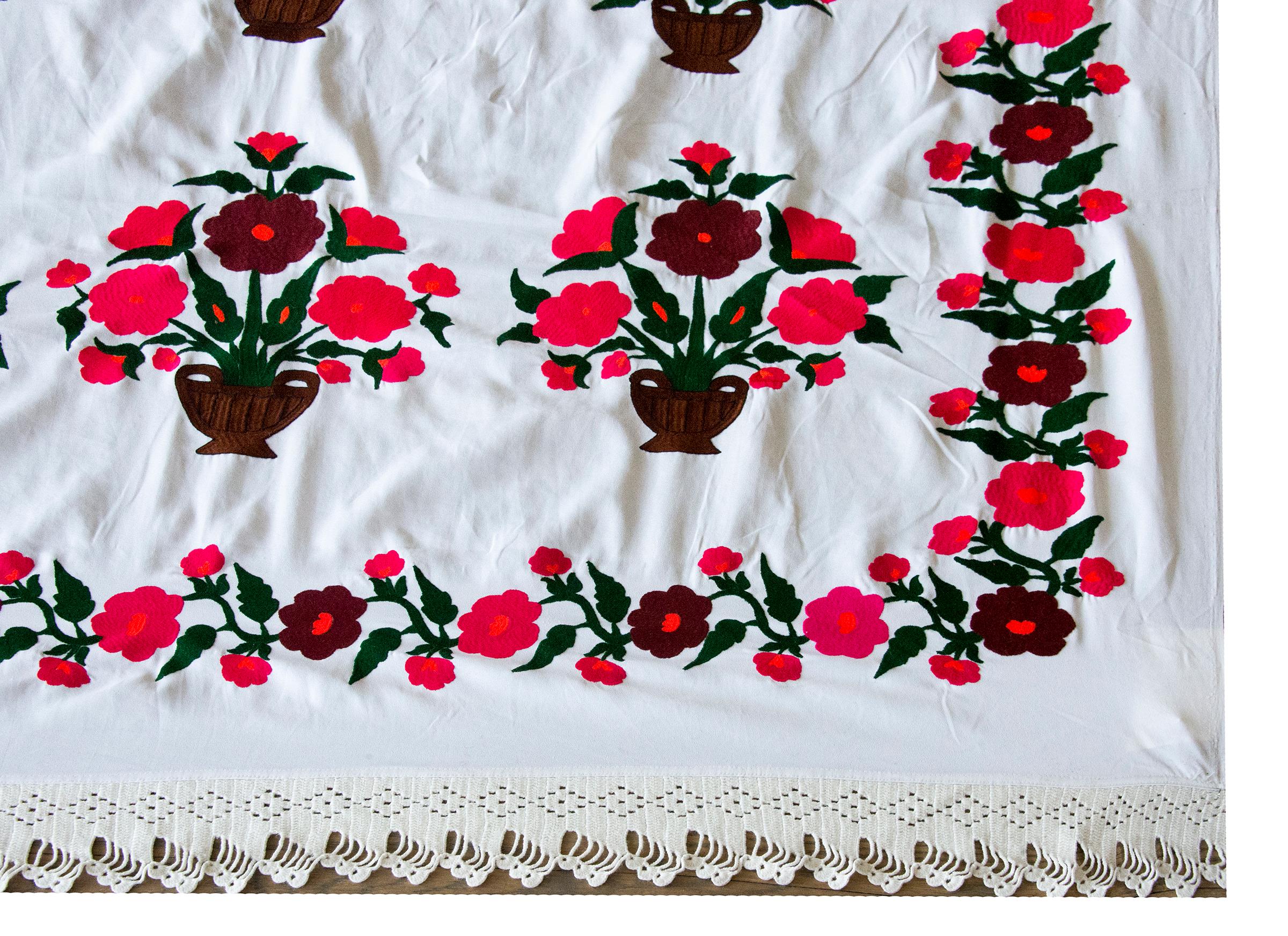 Vintage bestickt Suzani Textil im Angebot 8