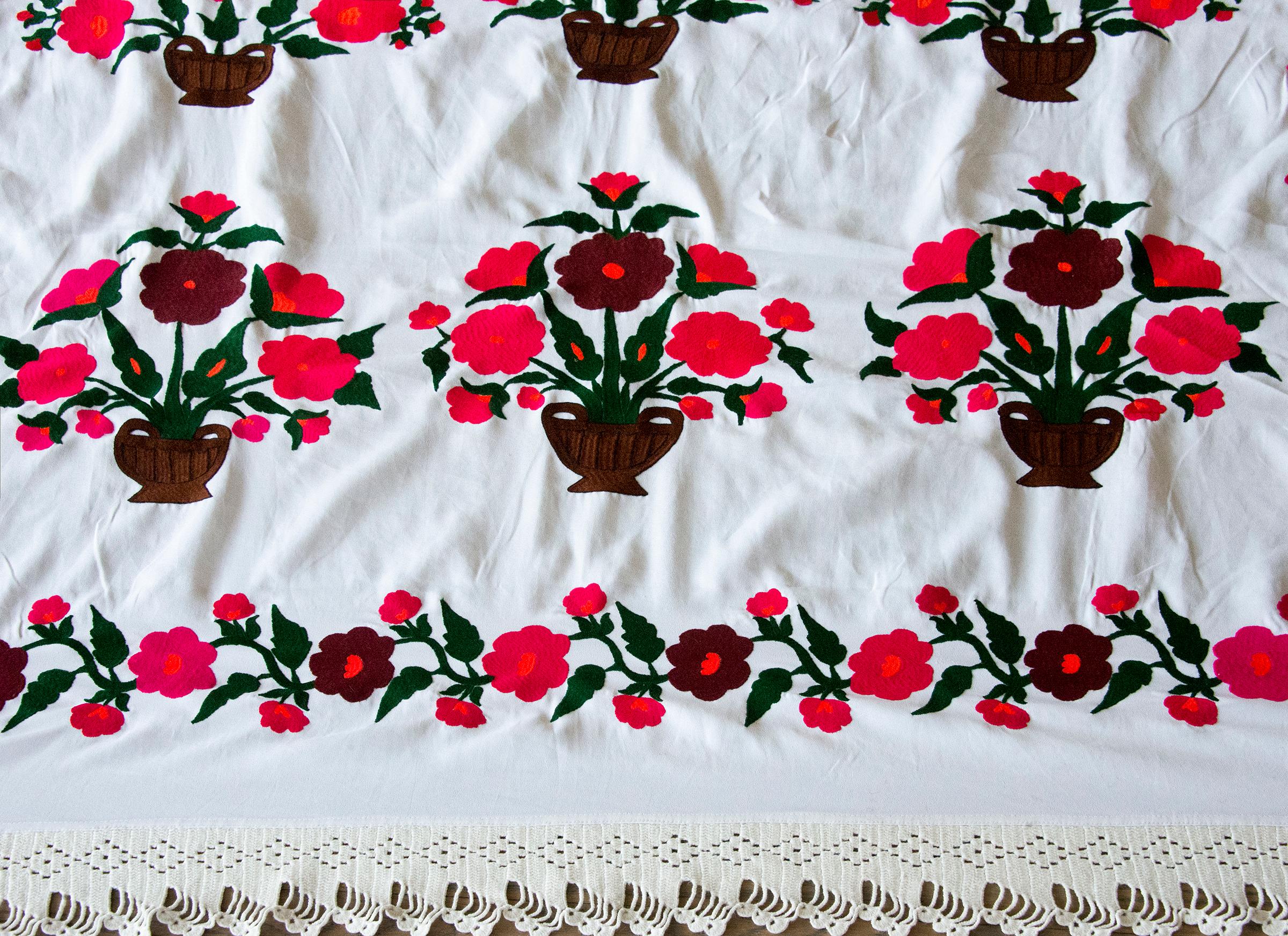 Vintage bestickt Suzani Textil im Angebot 2