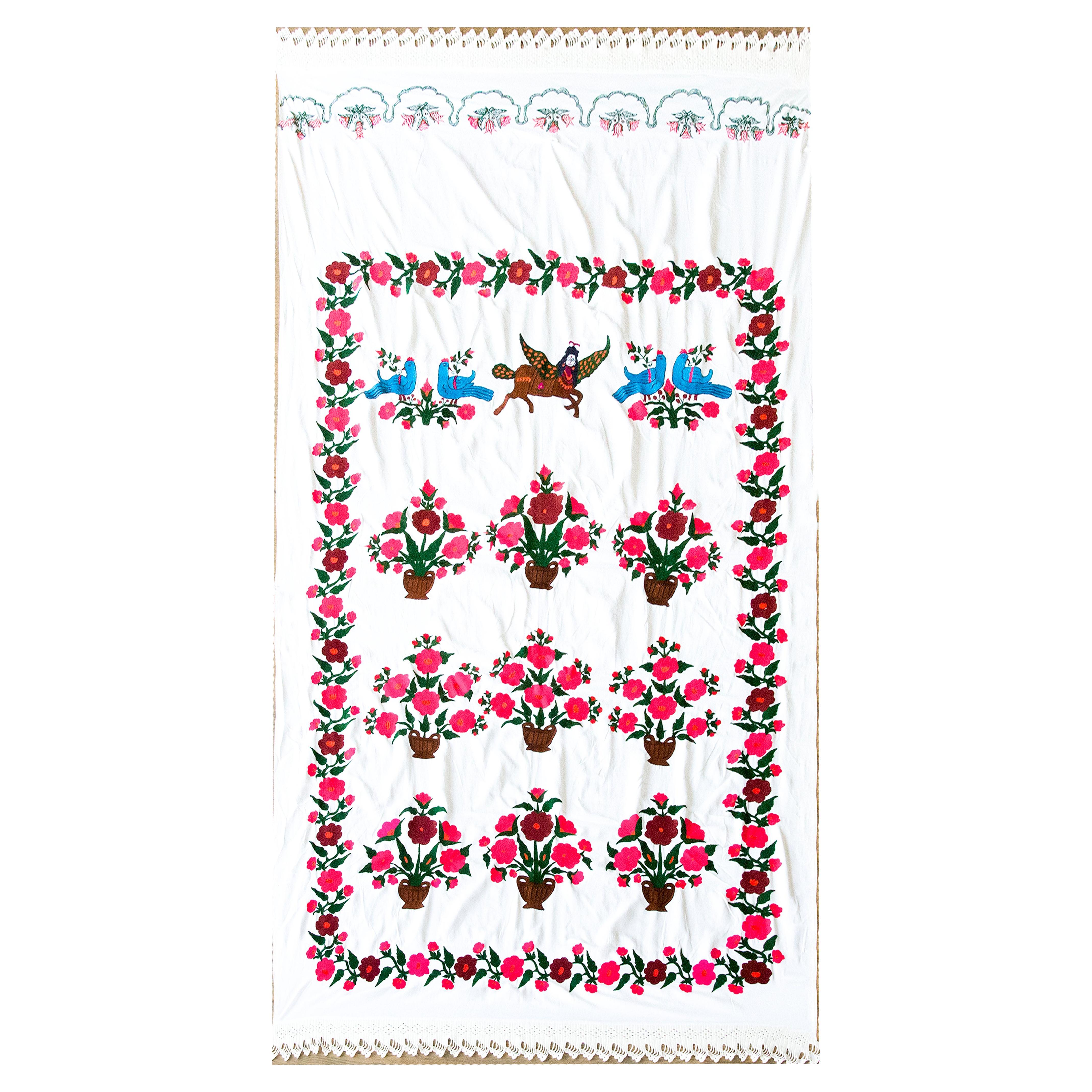 Tejido Suzani Vintage Bordado