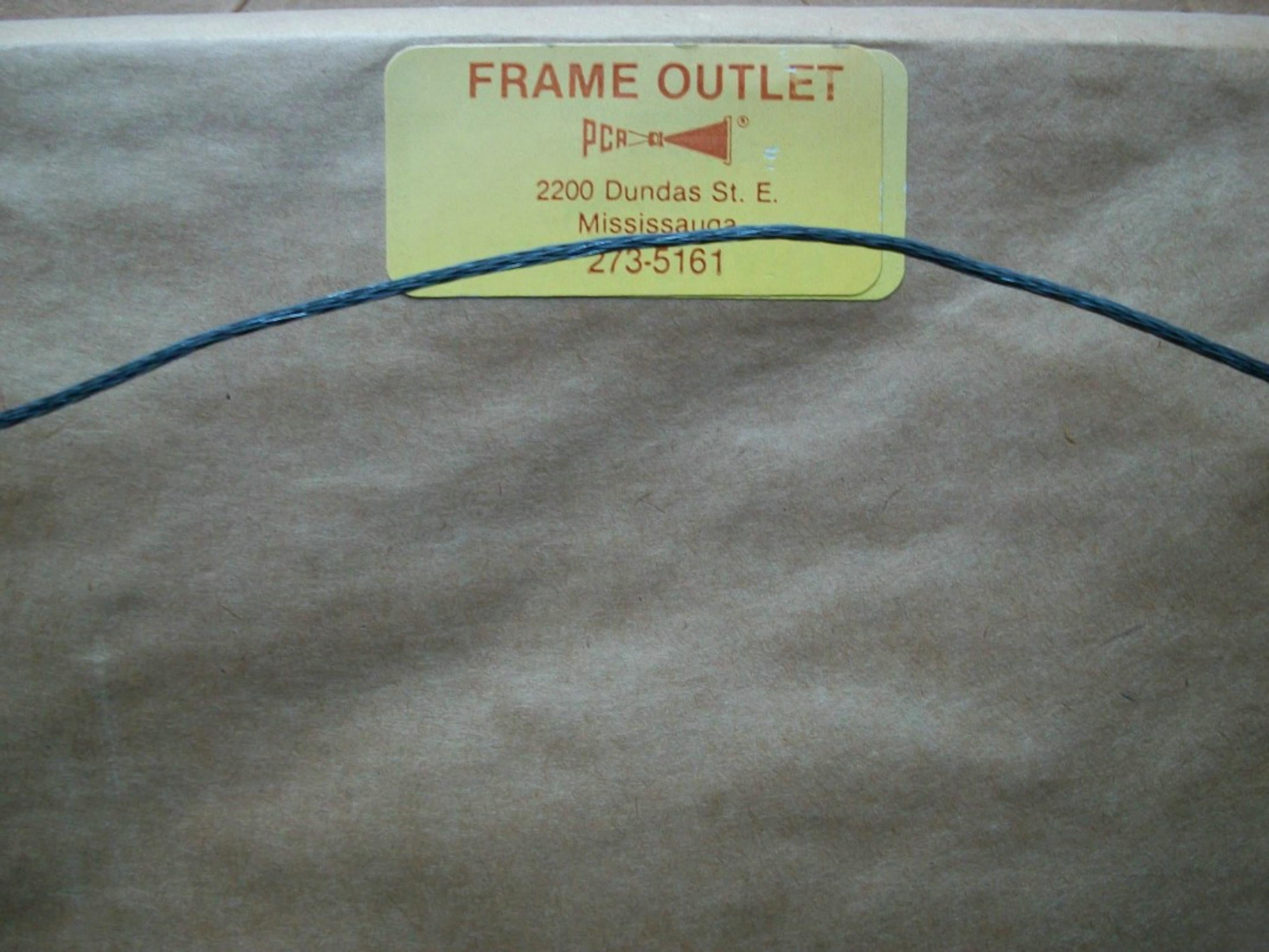 Vintage Embroidered Taj Mahal - Faux Bamboo Shadow Box Frame - Circa 1970's For Sale 1