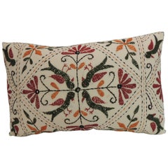 Vintage Embroidery Indian Bolster Decorative Pillow
