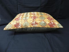 Vintage Embroidery Indian "Phulkari" Decorative Bolster Pillow