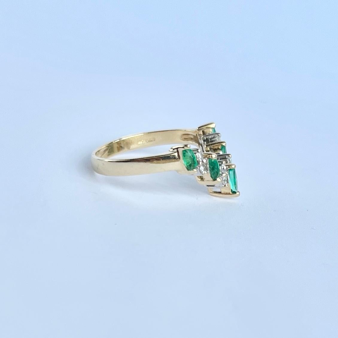 vintage wishbone ring