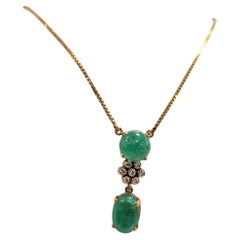 Collares colgantes de oro