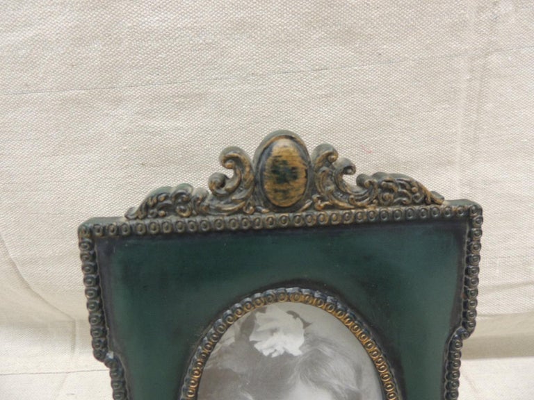 Vintage Emerald Green Bakelite Style Picture Frame at 1stDibs emerald