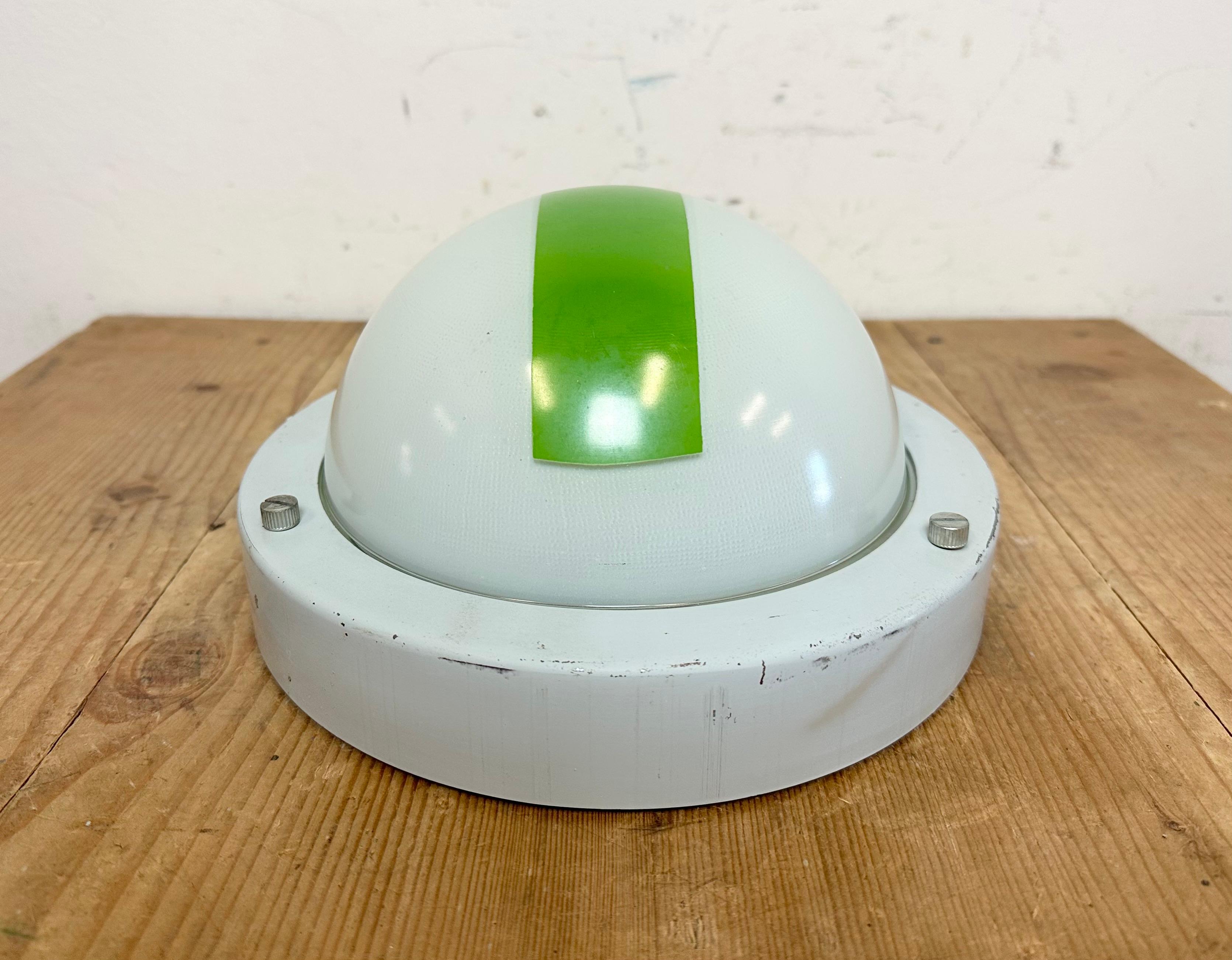 Late 20th Century Vintage Emergency Wall or Ceiling Light, 1970s For Sale