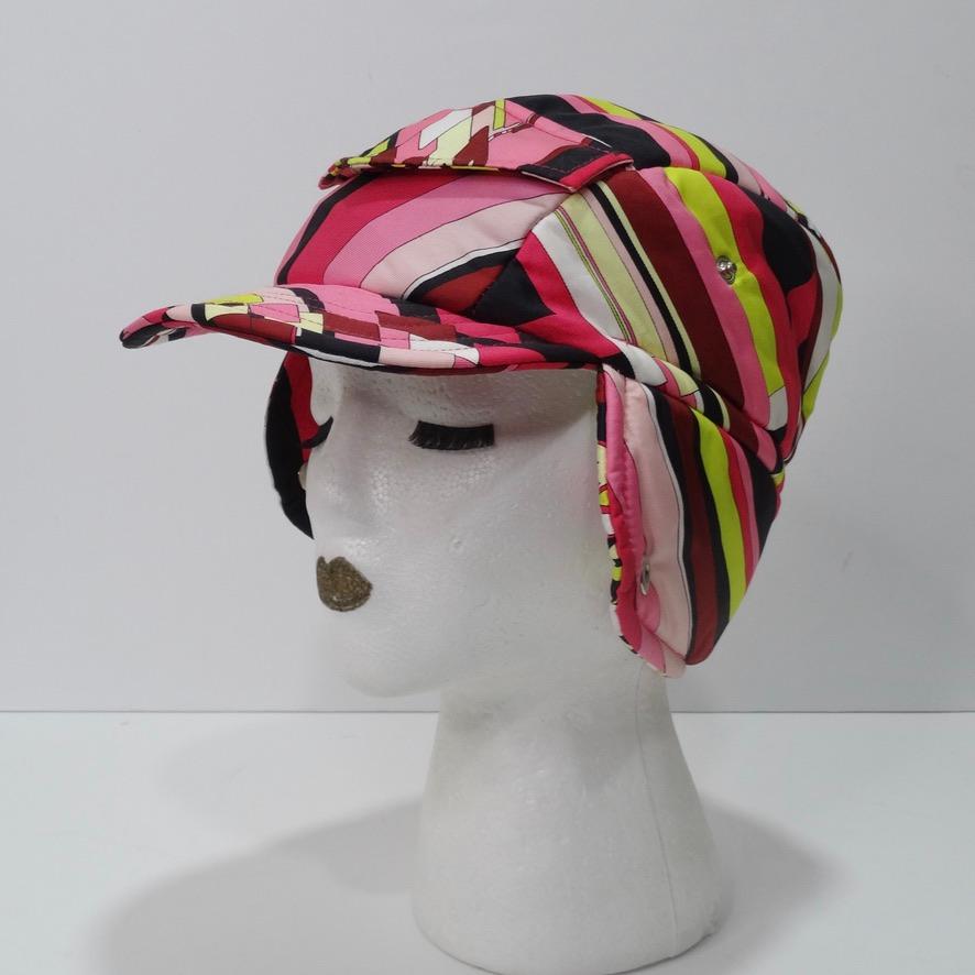 Vintage Emilio Pucci Adjustable Hat For Sale 2