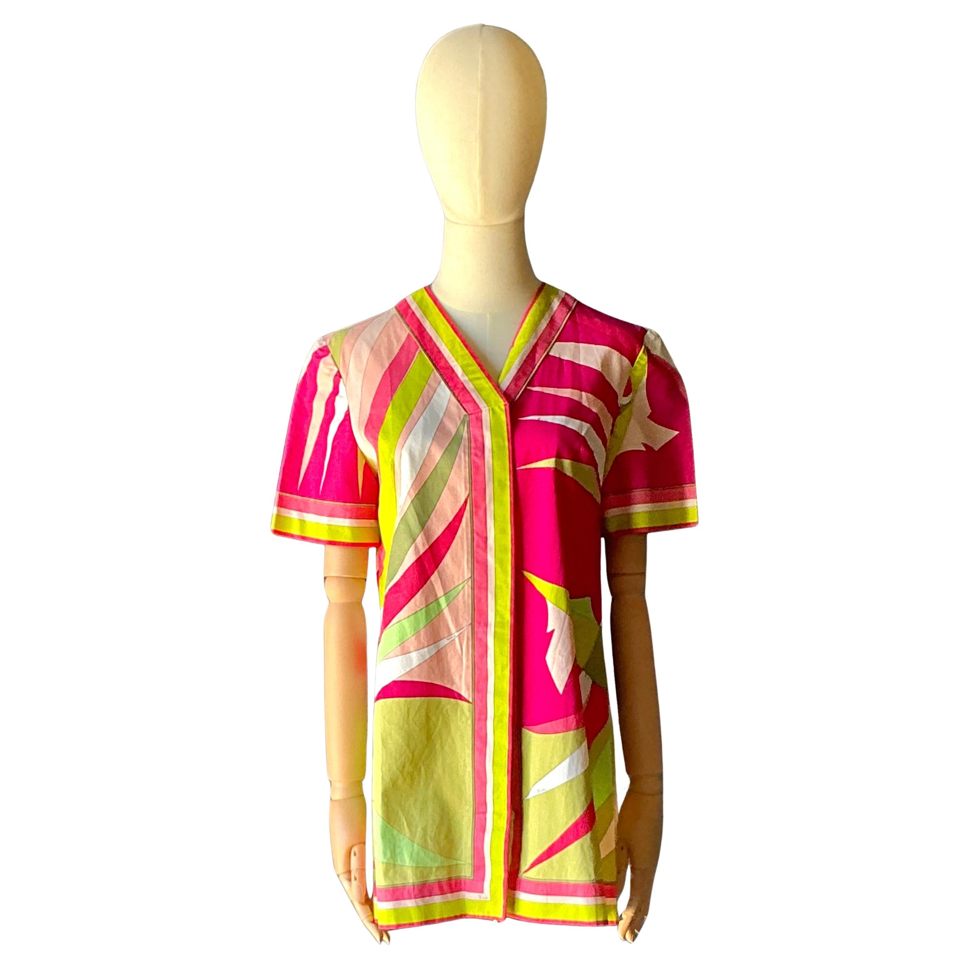 Vintage Emilio Pucci Geometric Print Dress