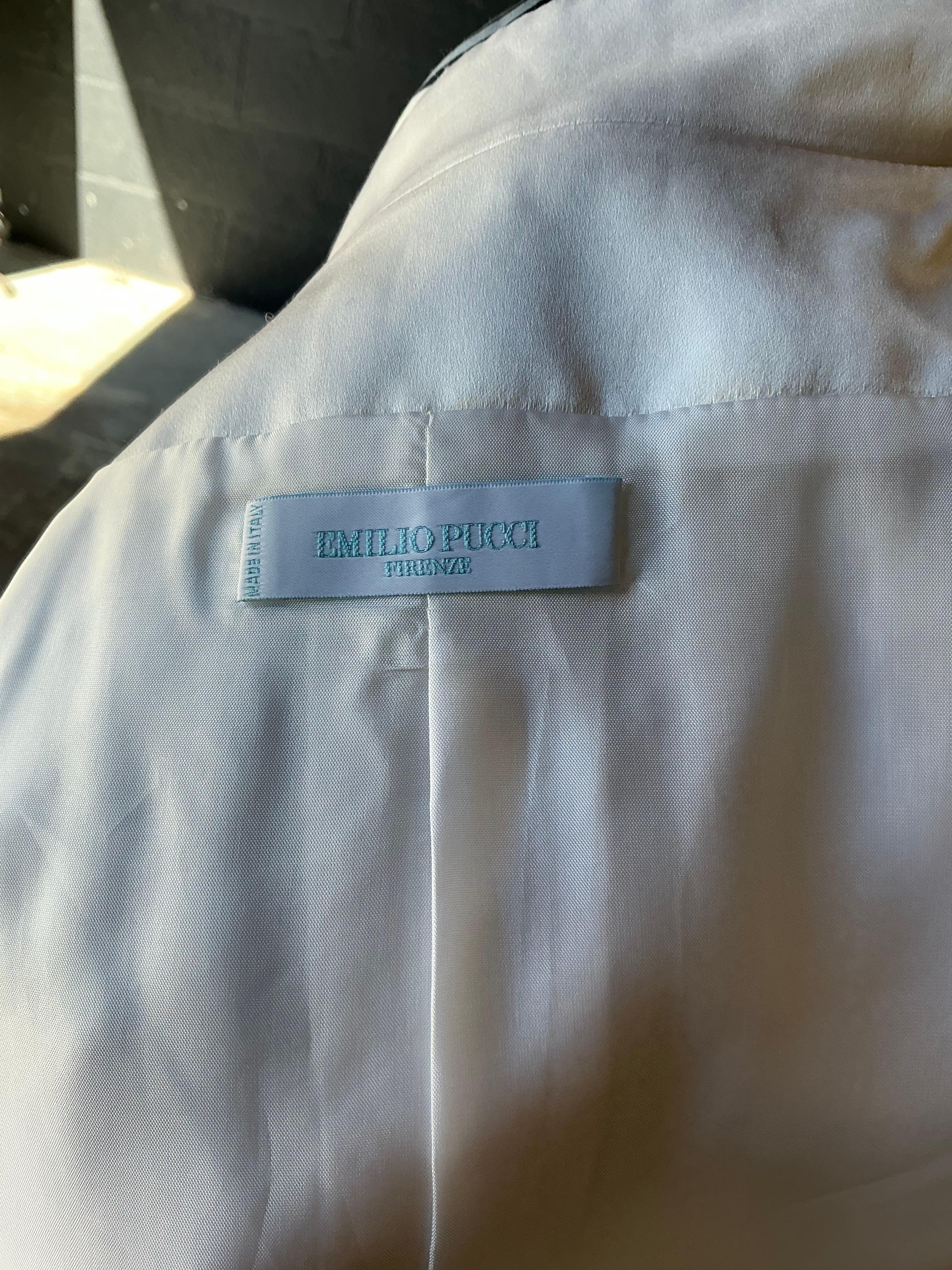 Camicetta con cappuccio monocromatica vintage di Emilio Pucci in vendita 6