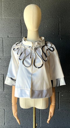 Vintage Emilio Pucci Monochrome Cape Blouse