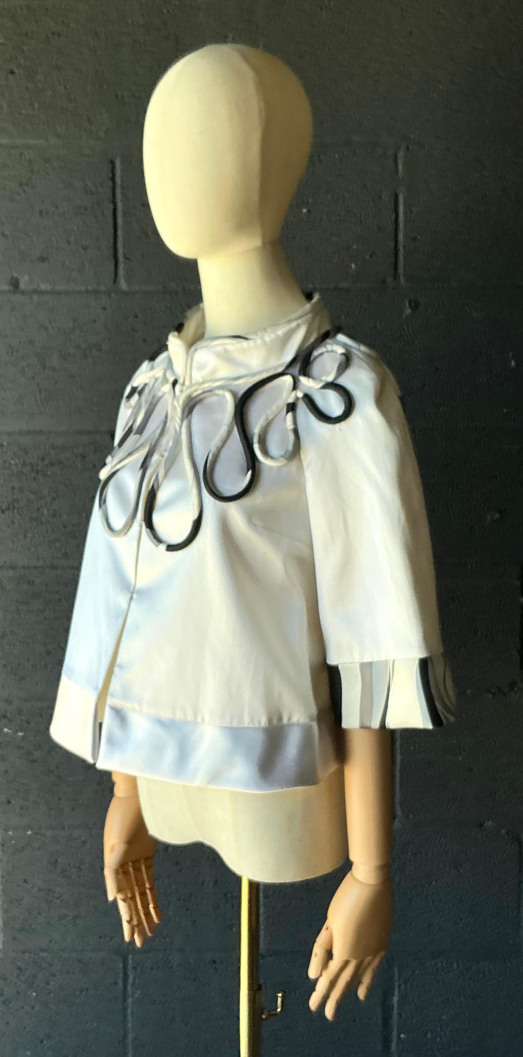 Camicetta con cappuccio monocromatica vintage di Emilio Pucci in vendita 2