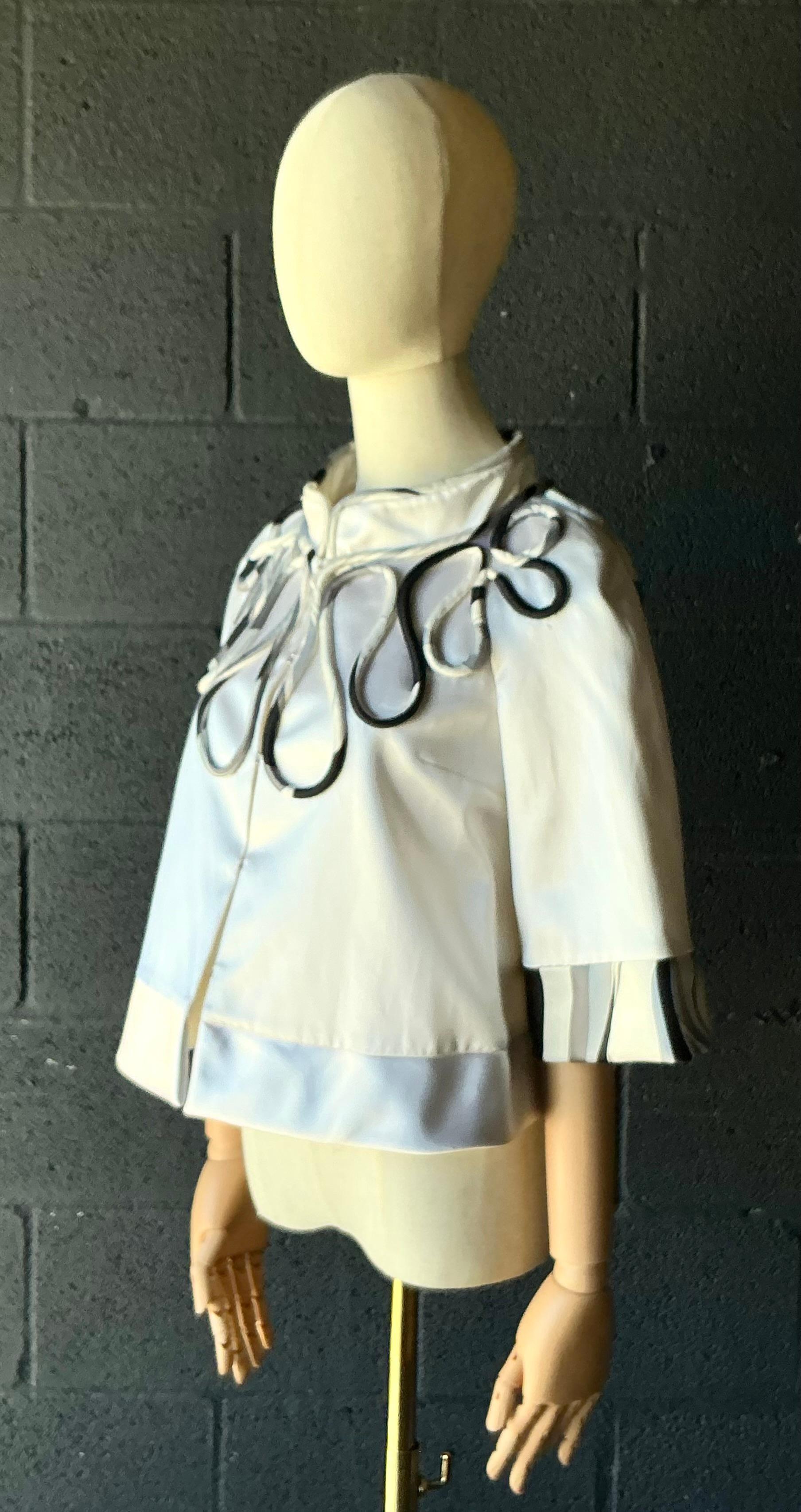 Camicetta con cappuccio monocromatica vintage di Emilio Pucci in vendita 3