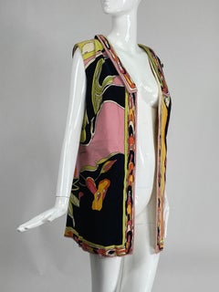 Vintage Emilio Pucci Velvet Tunic Vest 1960s