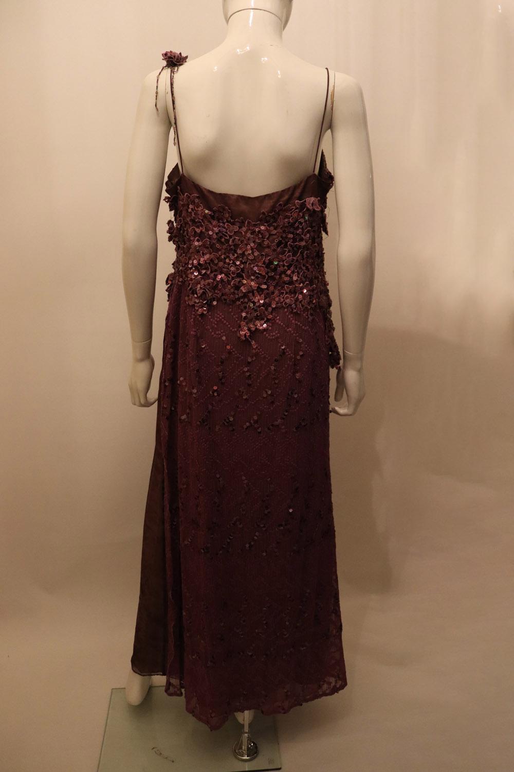 Women's Vintage Emma Somerset Gown and Bolero For Sale