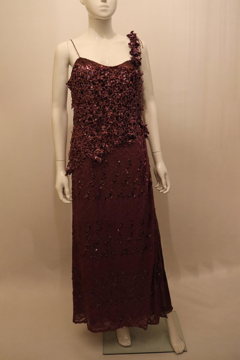 Vintage Emma Somerset Gown and Bolero For Sale 1