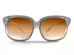 Vintage Emmanuelle Khanh 8080 343  Flower Accents France 1970'S Sunglasses